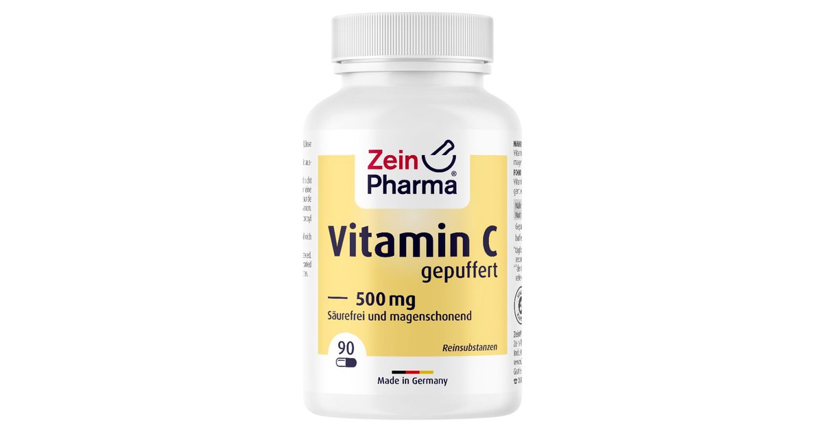 Zeinpharma ZeinPharma Vitamin C Kapseln 500 Mg Hochdosiert