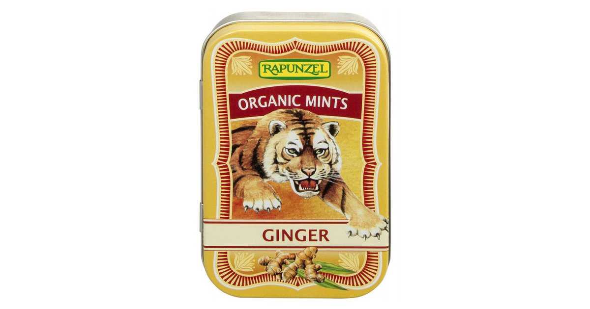 RAPUNZEL Organic Mints Ginger Bonbons