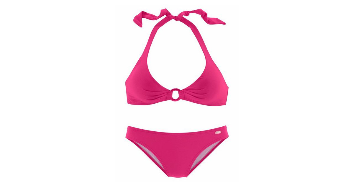 Venice Beach Triangel Bikini Mit Zierring Zwischen Den Cups