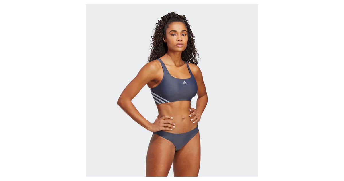 Adidas Bustier Bikini Streifen Bikini