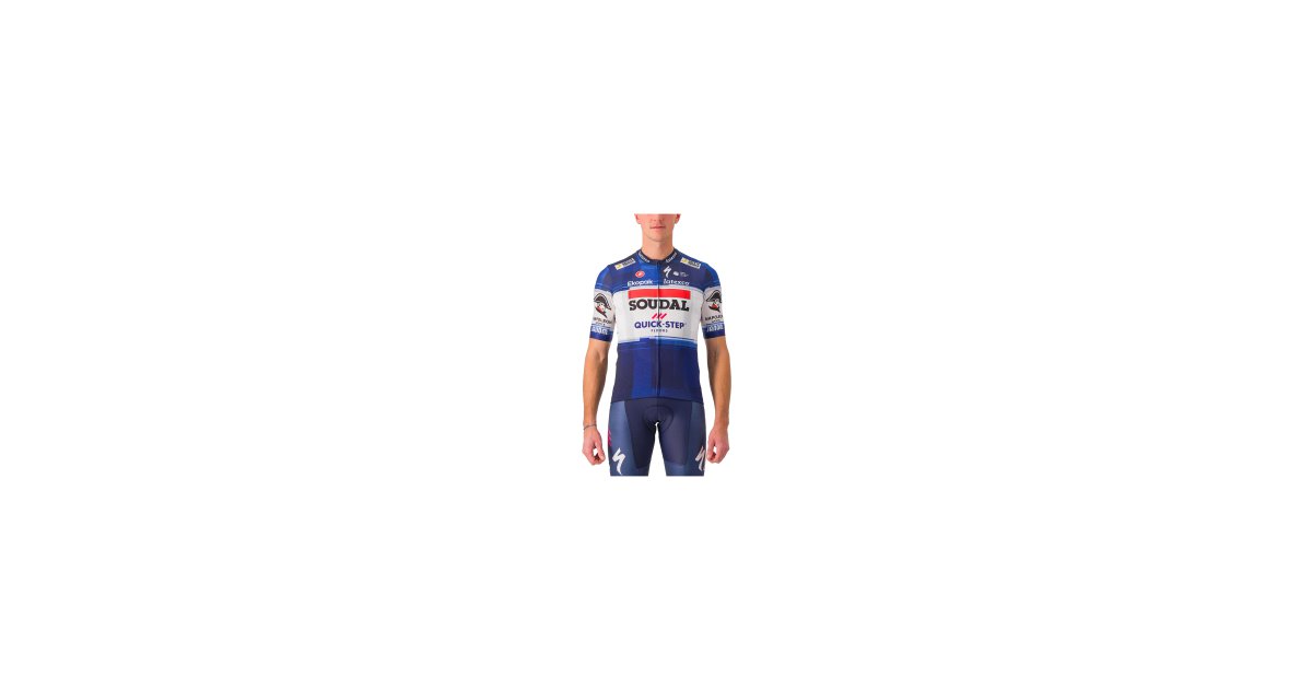 Castelli Competizione 2 Soudal Quick Step 2023 Kurzarmtrikot Blau