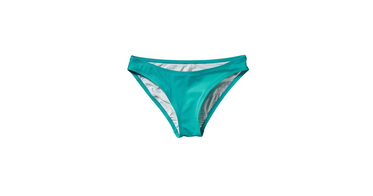 Patagonia Solid Sunamee Bikini Hose für Damen Grün