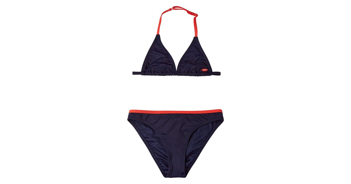 O Neill Essential Triangle Bikini Set für Mädchen Blau