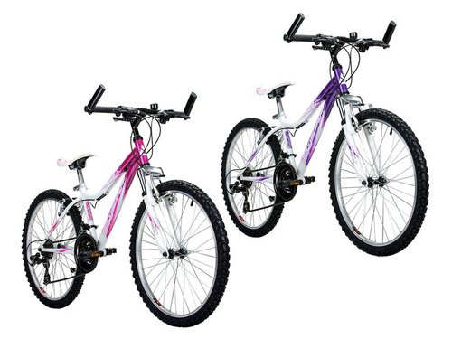 Bergsteiger Kinderfahrrad, Mountainbike »Verona«, Mädchen-Fahrrad, MTB, 24 Zoll