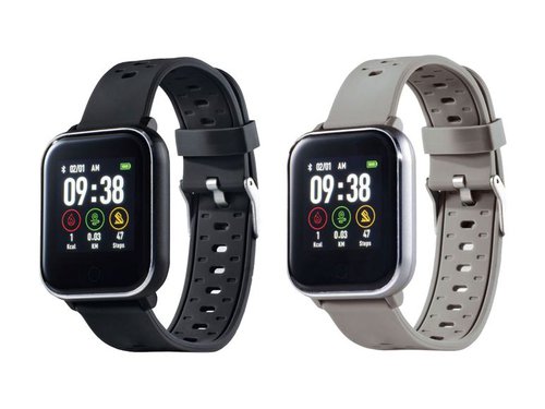 SILVERCREST® Smartwatch Fitness, mit Multi-Sport-Modi, optischer Sensor, 2 Stunden Ladezeit