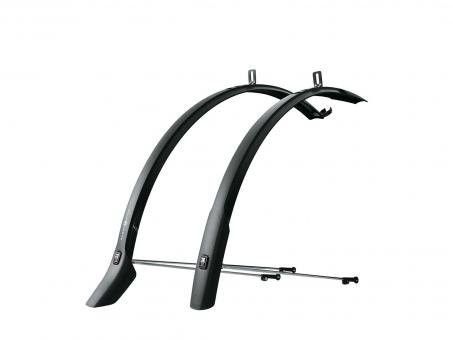 SKS Germany VELO Schutzblech Set mit Streben  schwarzgrau  65 mm  Fahrradteile