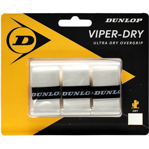 Dunlop Griffband VIPER DRY 3er - weiß