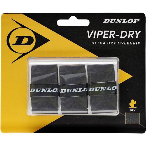 Dunlop Griffband VIPER DRY 3er - schwarz