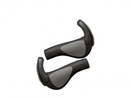 Ergon GP2 regular Griffe mit bar ends  schwarzgrau  L  Fahrradteile