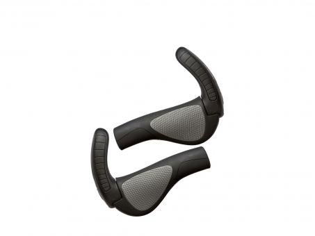 Ergon GP3 regular Griffe mit bar ends  schwarzgrau  L  Fahrradteile