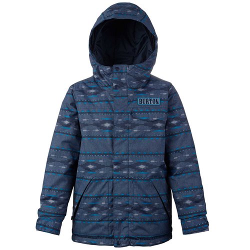 Burton Boys Dugout Jacket Kinder-Snowboardjacke Mood Indigo Sattel