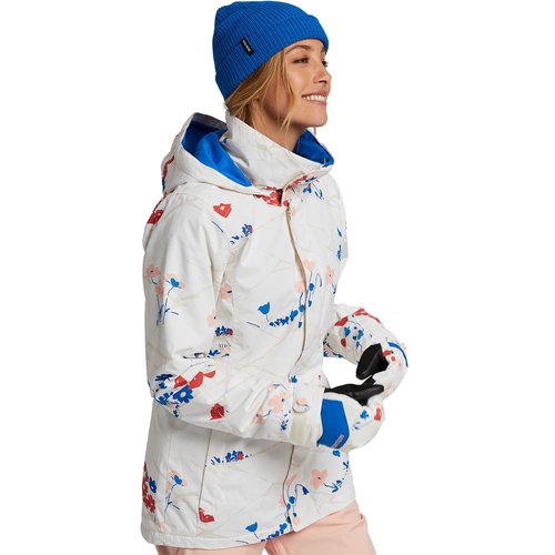 Burton Jet Set Jacket White Landscape Florals