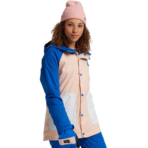 Burton Eastfall Jacket Lapis Blue/Peach Melba/Stout White