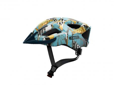 Abus Aduro 2.0 glanz Helm  blau  51-55 cm  Fahrradbekleidung