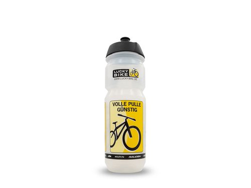 Lucky Bike Team-Flasche  weiß  0,75 Liter  Fahrradteile
