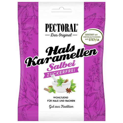 Pectoral Original Pectoral® Hals-Karamellen Salbei zuckerfrei