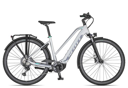 Scott Sub Sport eRIDE 10 Trapez 2020 | 52 cm | pale grey/black/teal blue