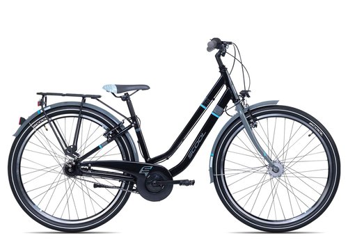 Scool chiX twin alloy 26-7  blackblue  38 cm  Fahrräder