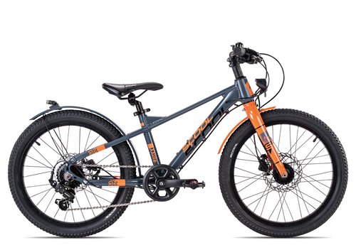Scool XXlite EVO alloy 20-7  greyorange matt  25 cm  Fahrräder