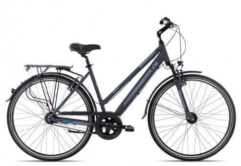 Adler Verona Nexus Trapez  darkgrey mattgrey blue  55 cm  Cityräder