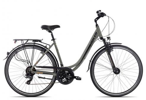 Adler Verona Wave  khakigrey black orange matt  50 cm  Trekkingräder