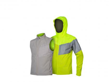 Endura Urban Luminite Jacke  gelb  L  Fahrradbekleidung