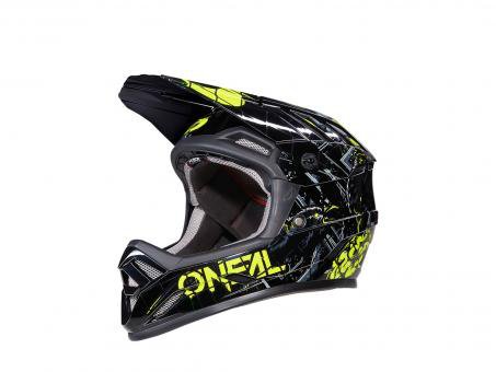 Oneal Backflip Fullface-Helm  schwarzgrau  63-64 cm  Fahrradbekleidung