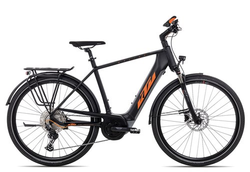 KTM Macina Sport Pro  black mattorange grey  60 cm  E-Trekkingräder