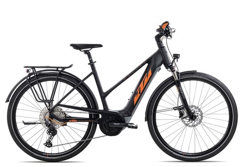 KTM Macina Sport Pro Trapez  black mattorange grey  51 cm  E-Trekkingräder