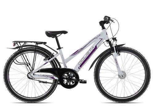 Ciclista Adventure 3 24 Trapez  white violet grey  34 cm  Fahrräder