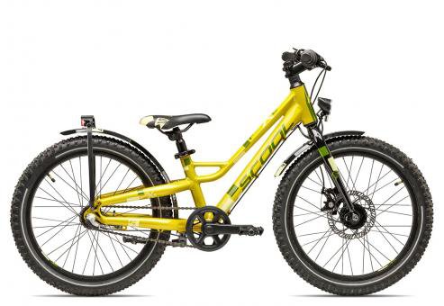 Scool faXe Disc 20-7S Shimano  goldolive  25 cm  Fahrräder