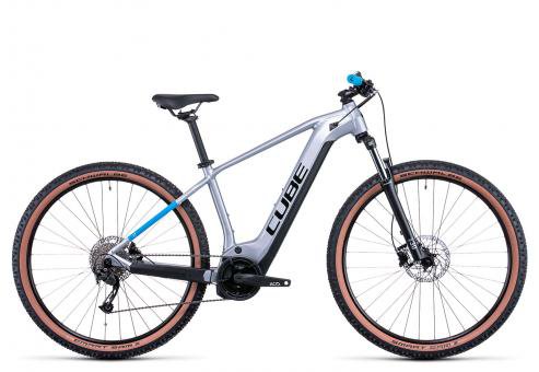 Cube Reaction Hybrid Performance 500  polarsilvernblue  21 Zoll  E-Hardtail-Mountainbikes