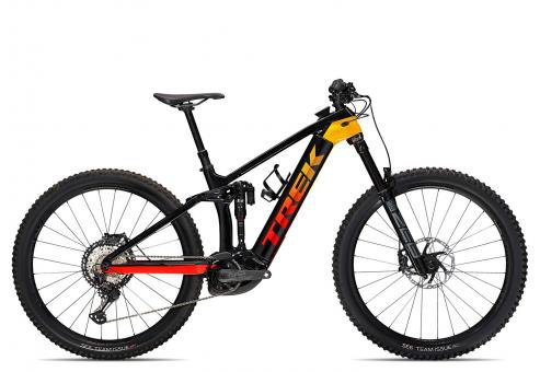 Trek Rail 9.8 XT  blackmarigold to red fade  21.5 Zoll  E-Bike Fully
