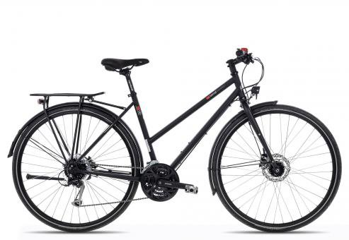 VSF Fahrradmanufaktur VSF T-100 Sport Trapez 2023  ebony matt  55 cm  Trekkingräder