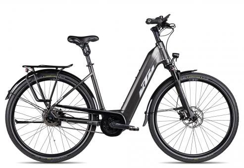 KTM Macina City 610 XL Wave 2024  machine grey mattsilver orange  60 cm  E-Cityräder