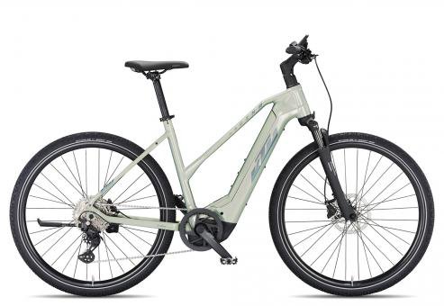 KTM Macina Cross 720 Trapez 2024  dew silvergrey blue  56 cm  E-Trekkingräder