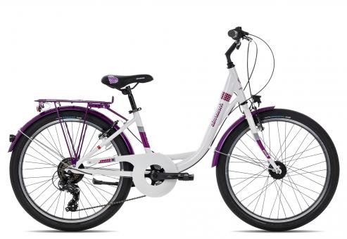 Almrausch GLÜCK 7 24  white violet  34 cm  Fahrräder