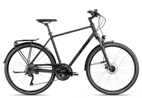 KTM VALENCIA STREET 2024  metallic black mattblack lime  60 cm  Trekkingräder