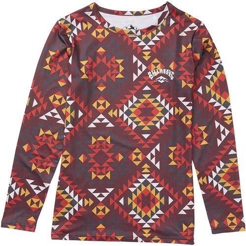 Billabong Warm Up Tech Tee Damen-Langarmshirt Navajo Red