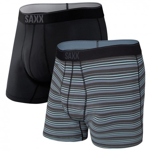 Saxx Quest Quick Dry Mesh Boxer Brief Fly 2-Pack