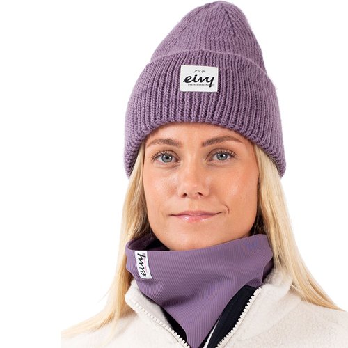 Eivy Easter Rib Wool Beanie Deep Purple
