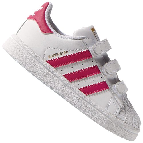 Adidas Superstar CF I Kleinkind-Sneaker White/Bold Pink