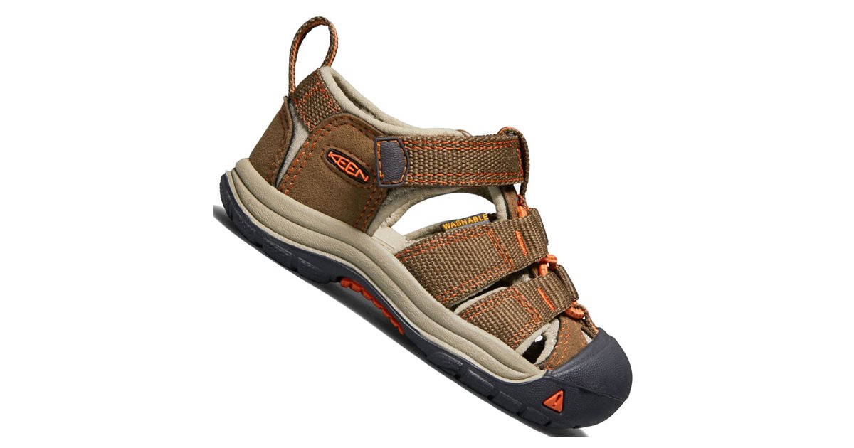 Keen Toddler Newport H2 KinderSandalen Dark Earth/Spicy Orang