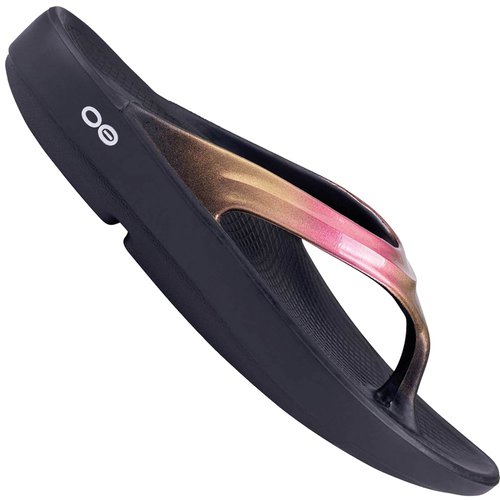 Oofos Oolala Luxe Sandalen Rose Gold