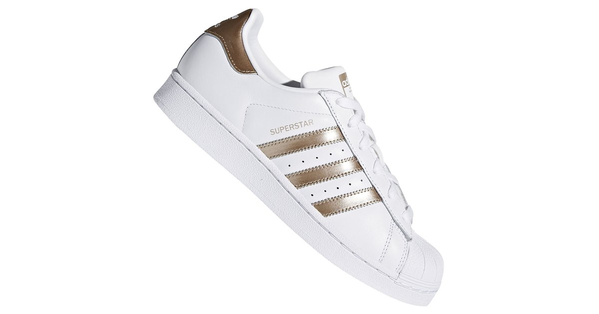 adidas superstar white cyber metallic