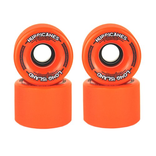 Long Island Hurricanes Freeride Longboard Wheels 65mm 83A - Orange