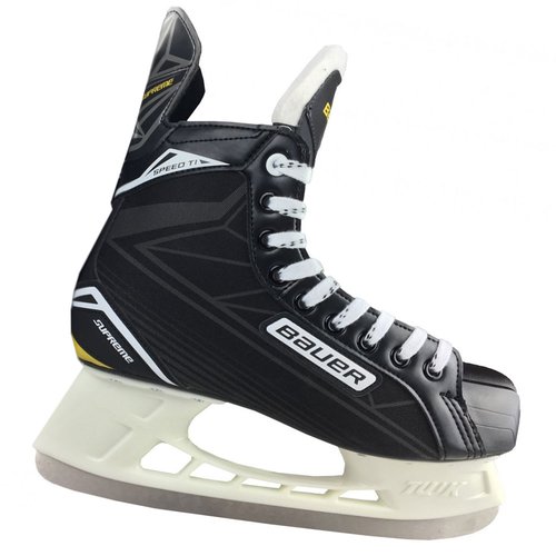 Bauer Supreme Speed Ti Skate Kinder-Schlittschuhe Black/Grey/Gold