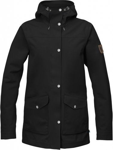 FJÄLLRÄVEN Fjällräven Greenland Eco-Shell Jacket W - Black - XXS - black