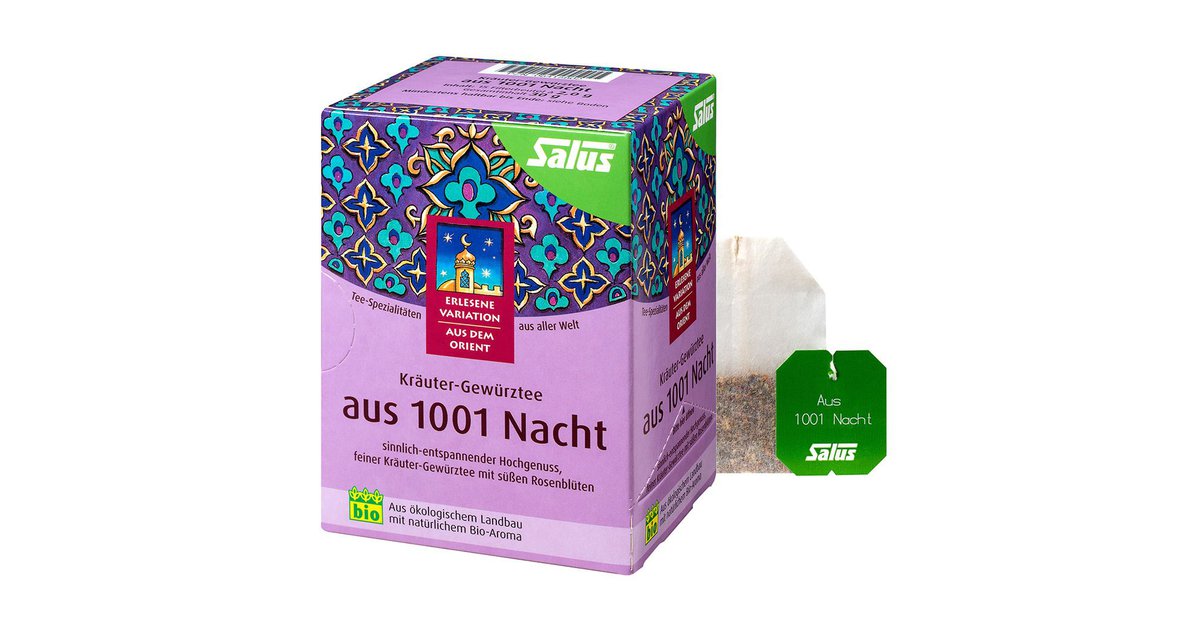 Salus Salus® Kräuter-Gewürztee aus 1001 Nacht Bio