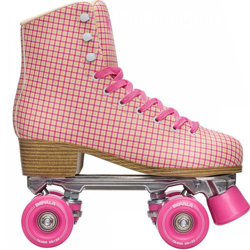 Impala Quad Skates Pink Tartan